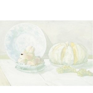 Mayura torii still life cats monet peche1 - Mayura Torii